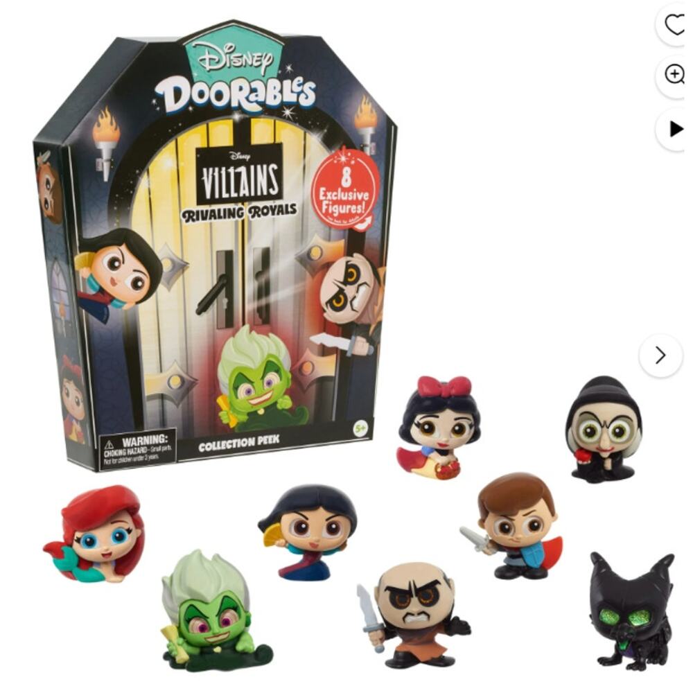 Disney Doorables Rivaling Royals Collection Peek, Blind Bag Collectible Figures